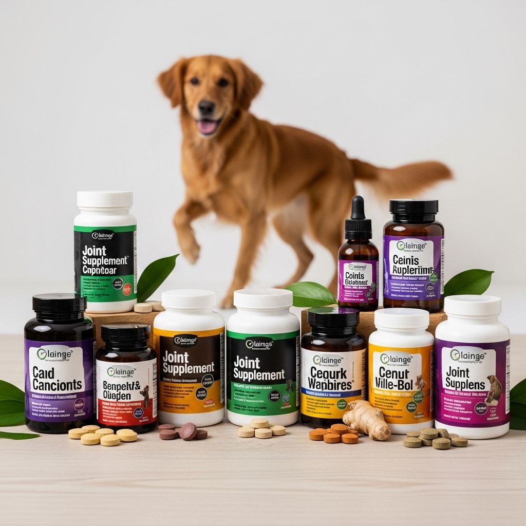 Discover veterinarian-approved joint supplements to keep your canine companion mobile and pain-free