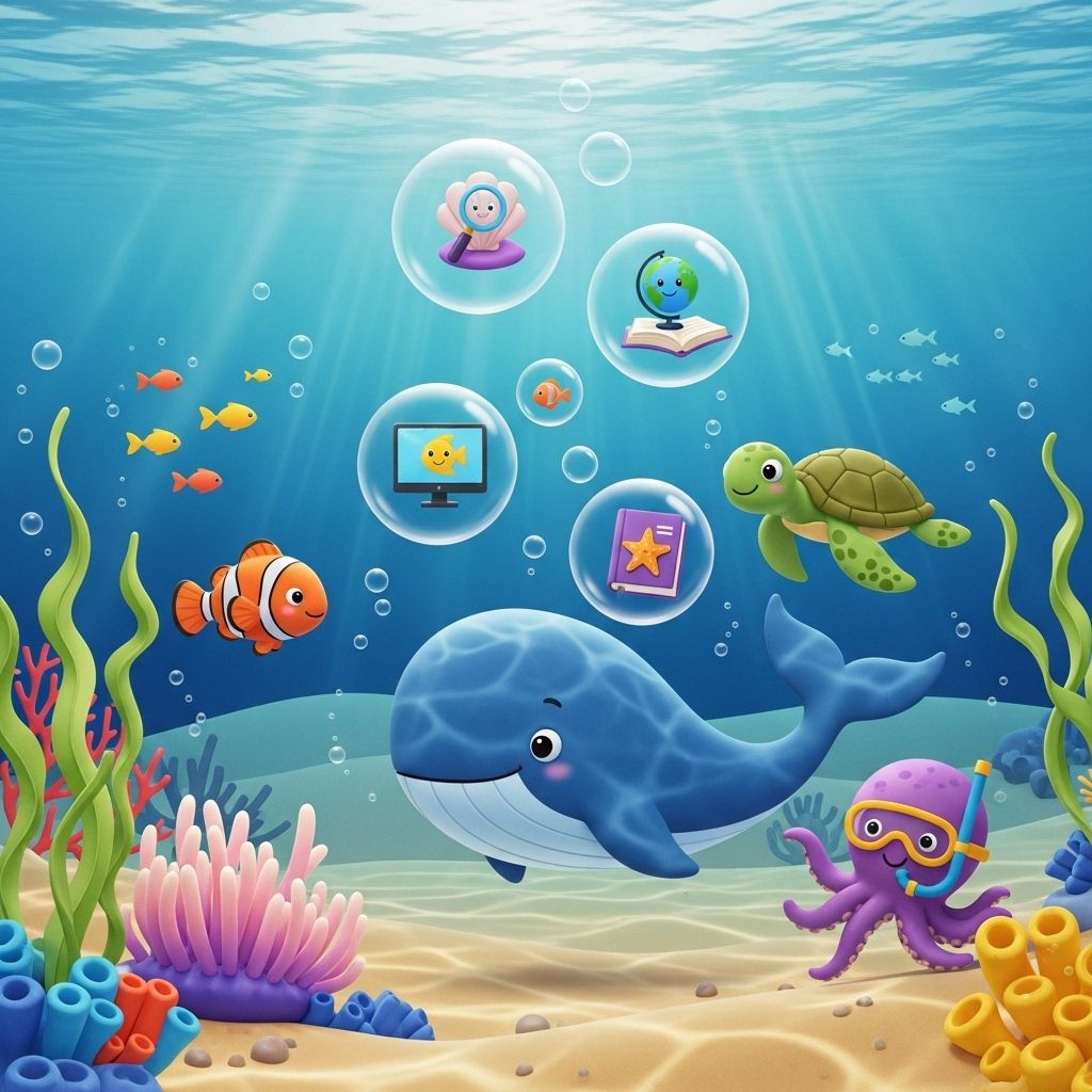 Dive into safe, educational, and inspiring ocean websites made just for children and their families.