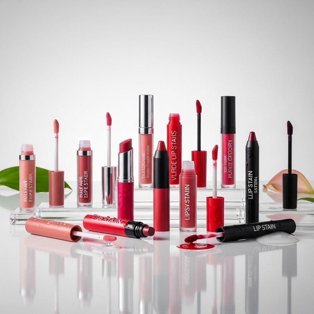 Discover the top expert-approved lip stains for enduring color, moisture, and style, handpicked for all-day wear.