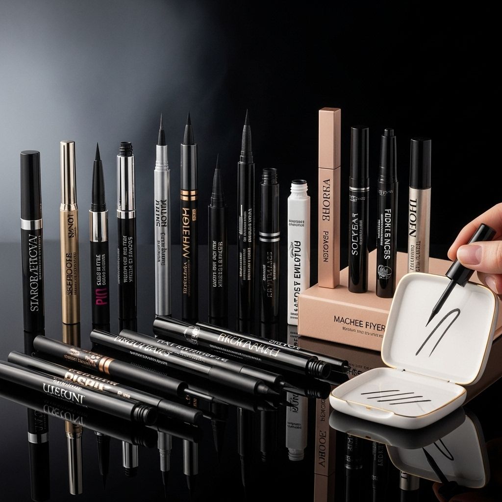 Discover the top liquid eyeliners, expert tips, and application secrets for flawless, long-lasting looks on any eye shape.