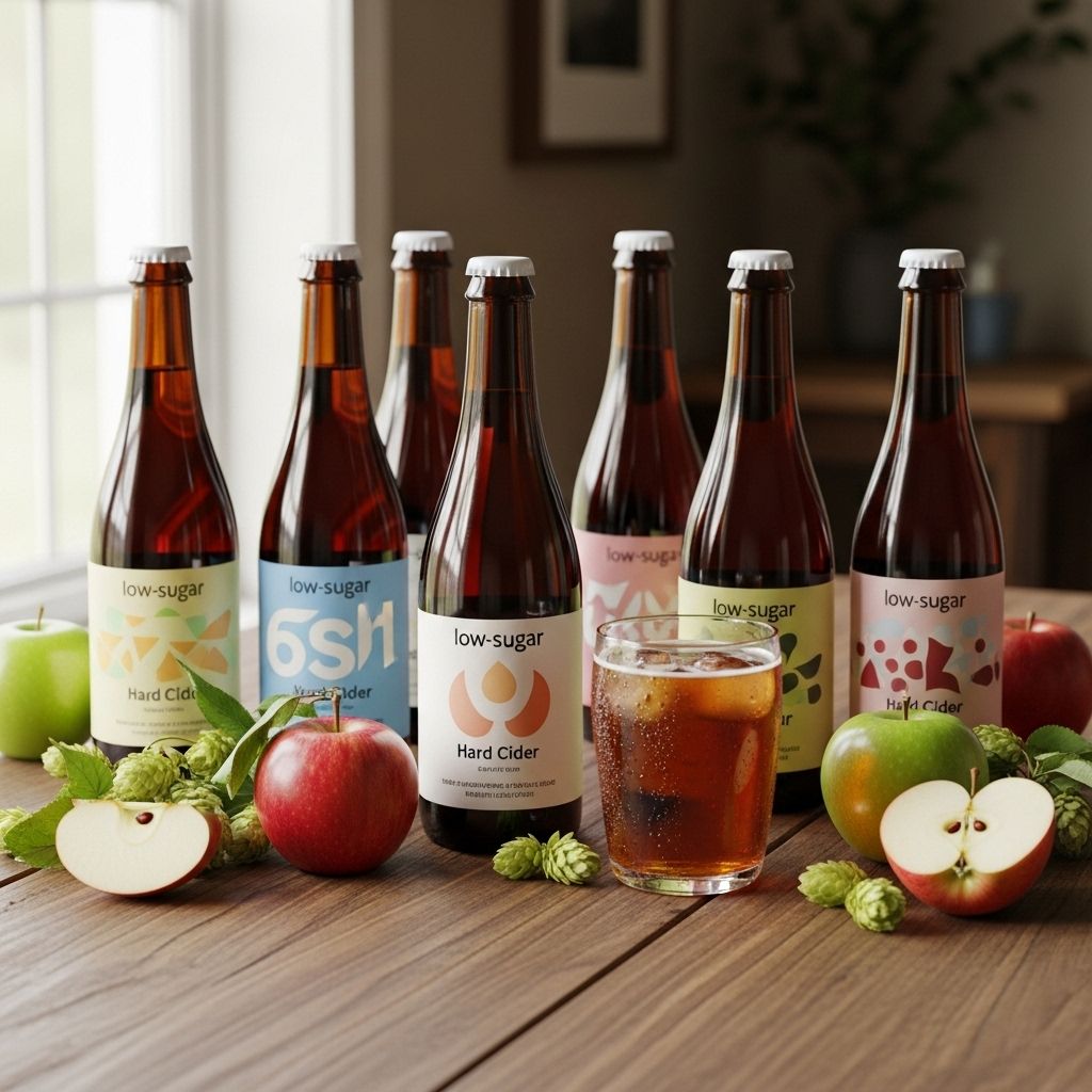 Savor the tang of real fruit in clean, dry ciders crafted for lighter sipping.