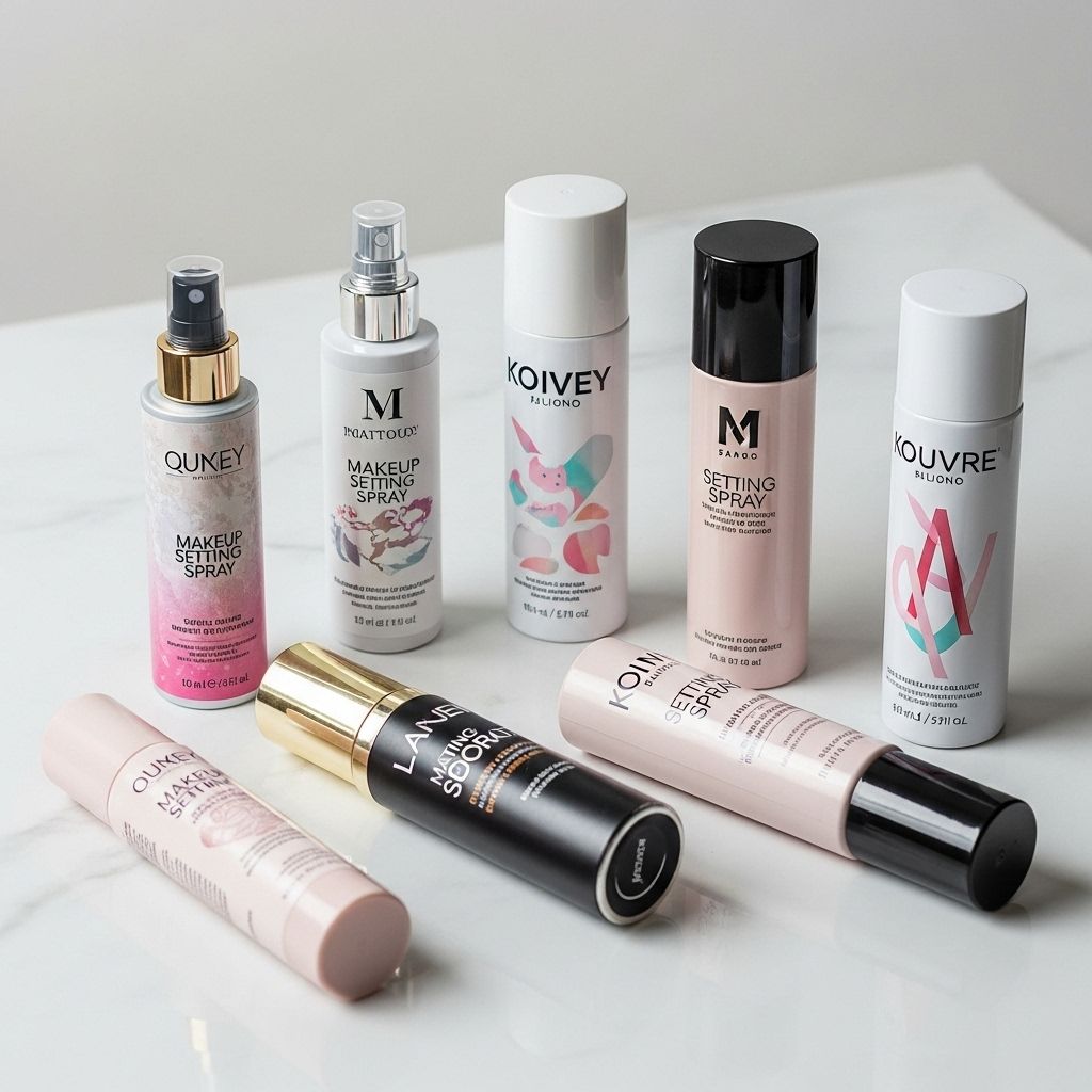 Your comprehensive guide to top setting sprays—keep makeup fresh, flawless, and long-lasting no matter your skin type.