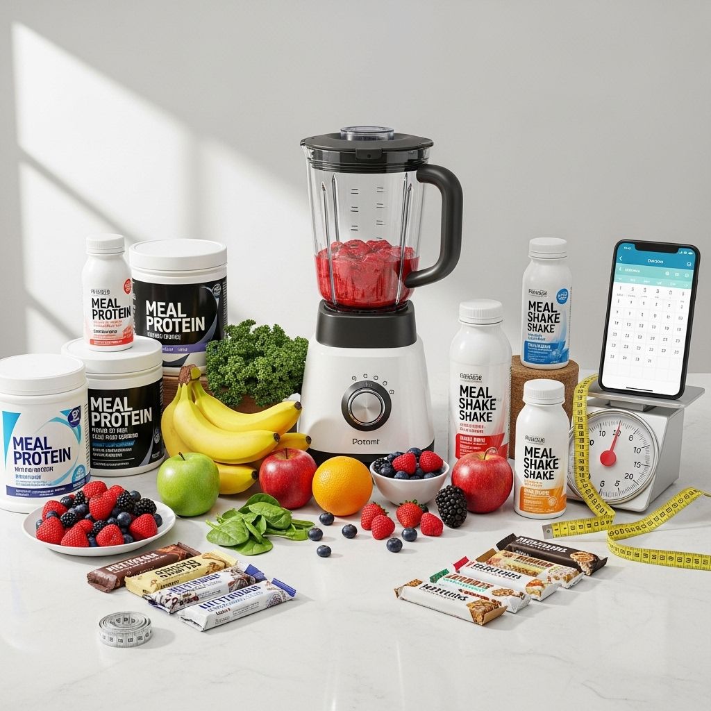 A science-backed guide to the seven healthiest, most effective meal replacement shakes and bars for a nutritious diet and easy weight management.