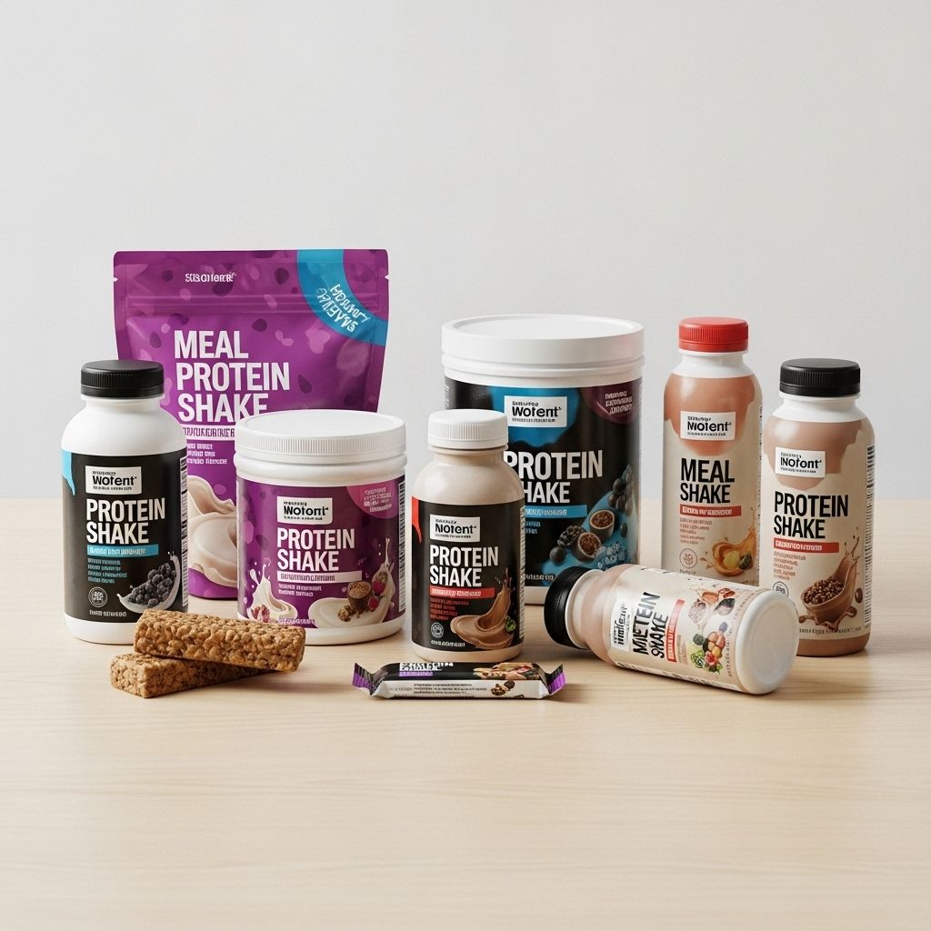 Pack protein, fiber, and key vitamins into quick shakes and bars for busy lifestyles.