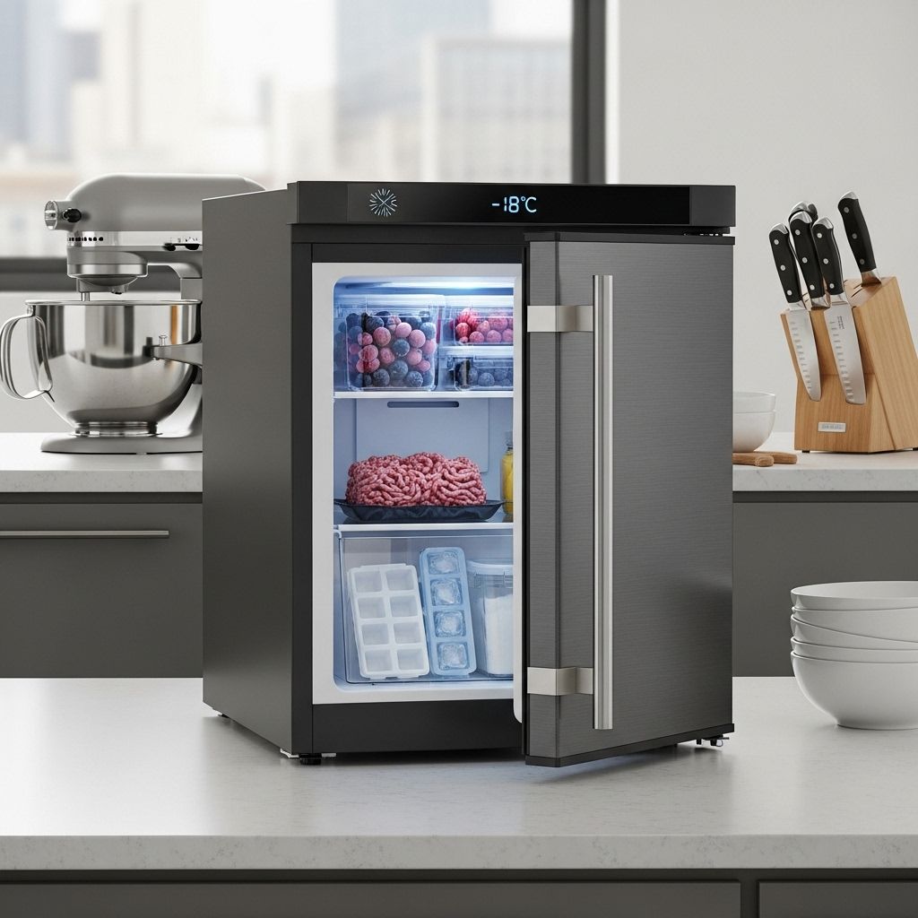 Maximize your kitchen's storage potential with energy-efficient frozen solutions.