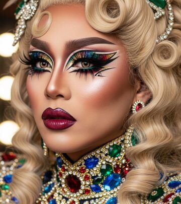 Explore the artistry and bold beauty of Yuhua Hamasaki’s most iconic drag makeup transformations for Cosmo Queens.