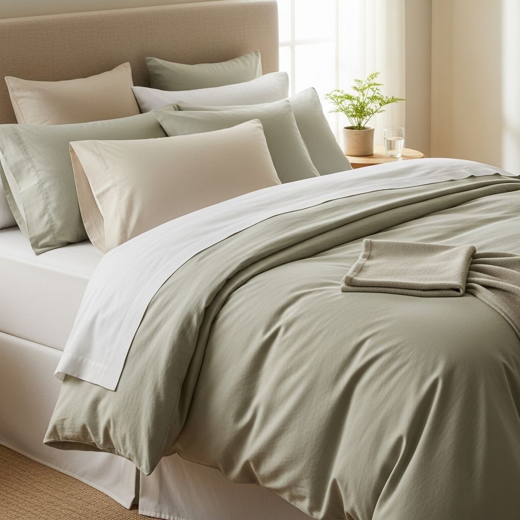Luxurious, toxin-free linens crafted to soothe sensitive skin and ensure pure comfort.