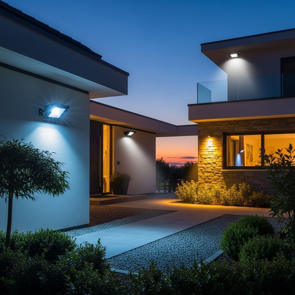 Transform spaces after dark with versatile fixtures that enhance safety and curb appeal.