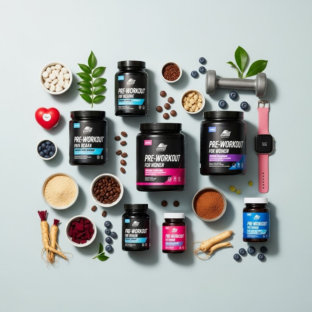 Explore the top pre-workout supplements for women, their key ingredients, and expert advice to maximize your exercise performance and fuel your fitness goals.