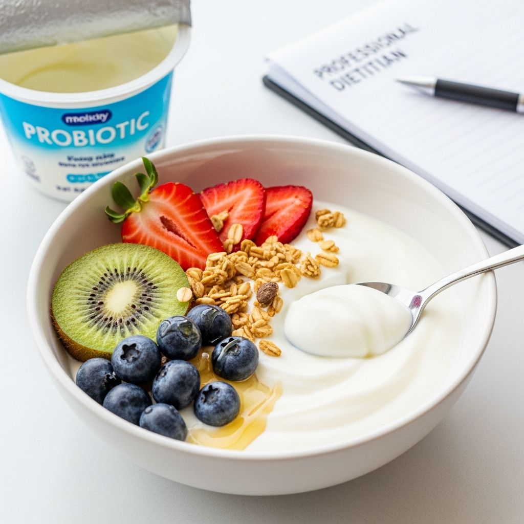 Discover the top probiotic yogurts for promoting gut health, with expert tips on choosing the healthiest and most delicious options for your needs.