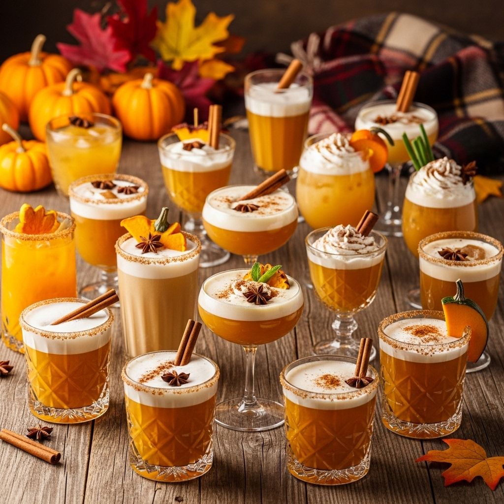Real puree and aromatic fall spices elevate every drink into a memorable seasonal delight.