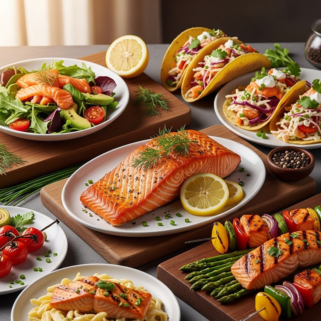 Explore a curated collection of the best salmon recipes for every taste and cooking skill—from quick dinners to nutrient-packed salads.