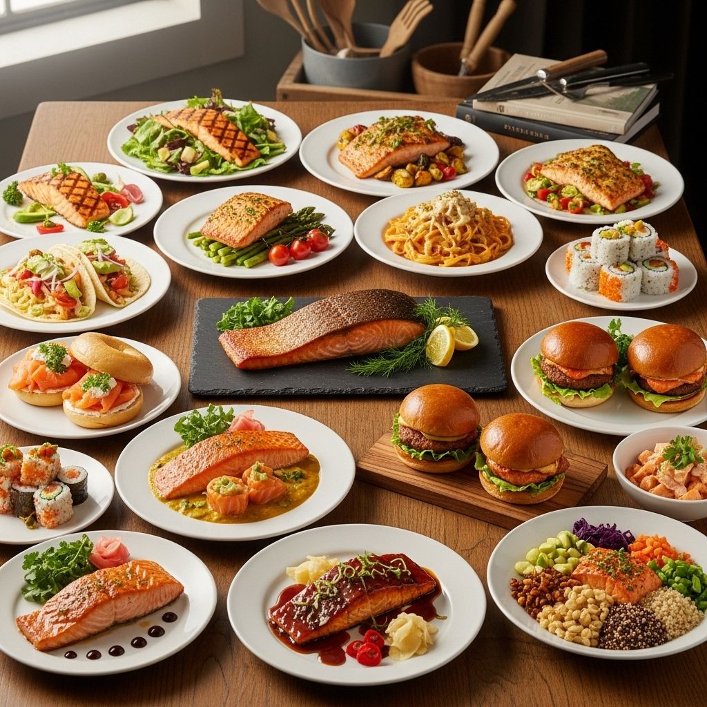 16 Best Salmon Recipes: Healthy Ideas for Every Occasion Discover delicious and healthy salmon recipes for any meal—dinners, salads, brunches, and more, all bursting with flavor and nutrition.