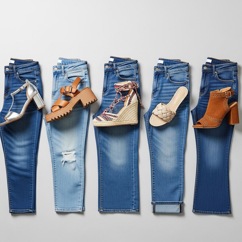 From cargos to skinnies, discover how to expertly pair sandals with every jean silhouette for effortless, fashion-forward looks.