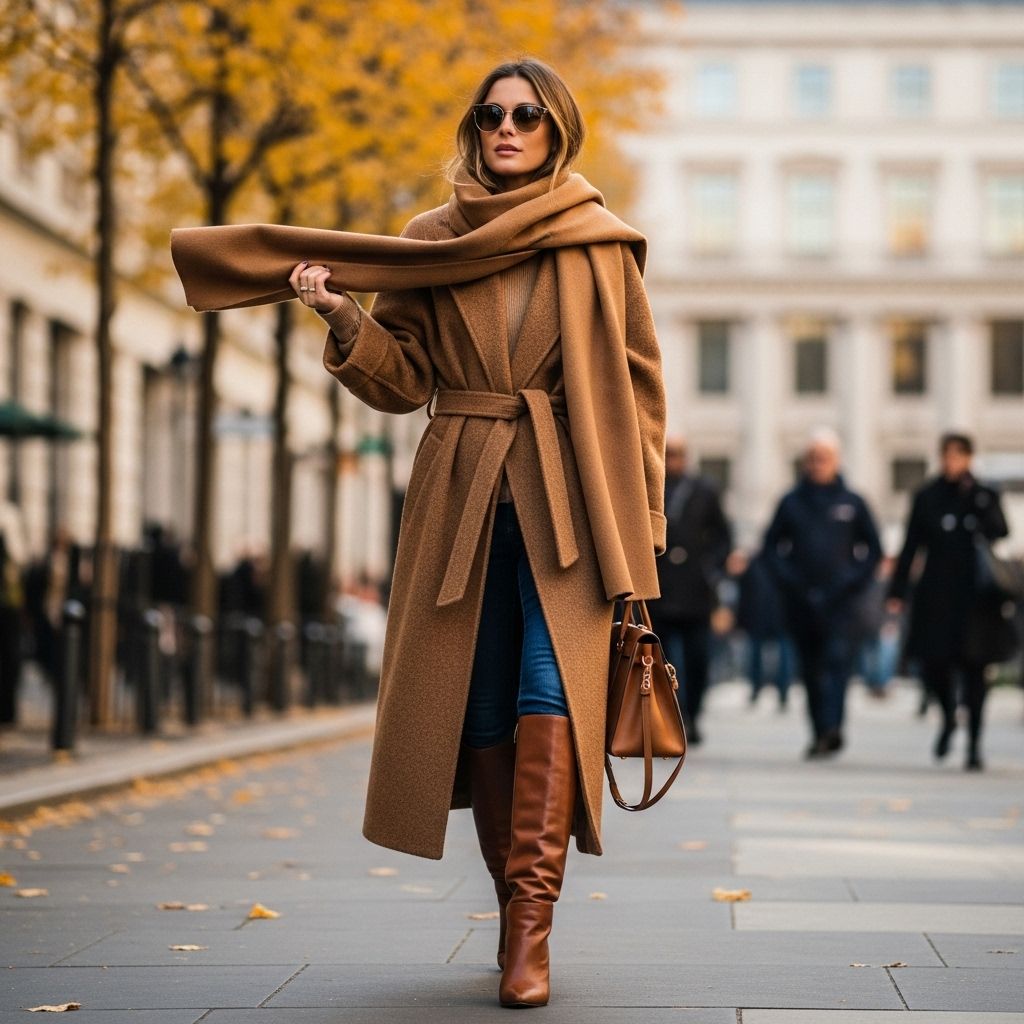 Discover 2025's hottest winter outerwear trend: scarf coats that combine warmth, style, and statement-making details.