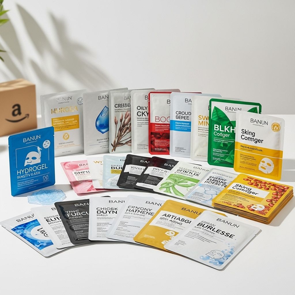 Discover affordable and effective sheet masks for sensitive, dry, oily, and acne-prone skin, curated from Amazon’s top choices.