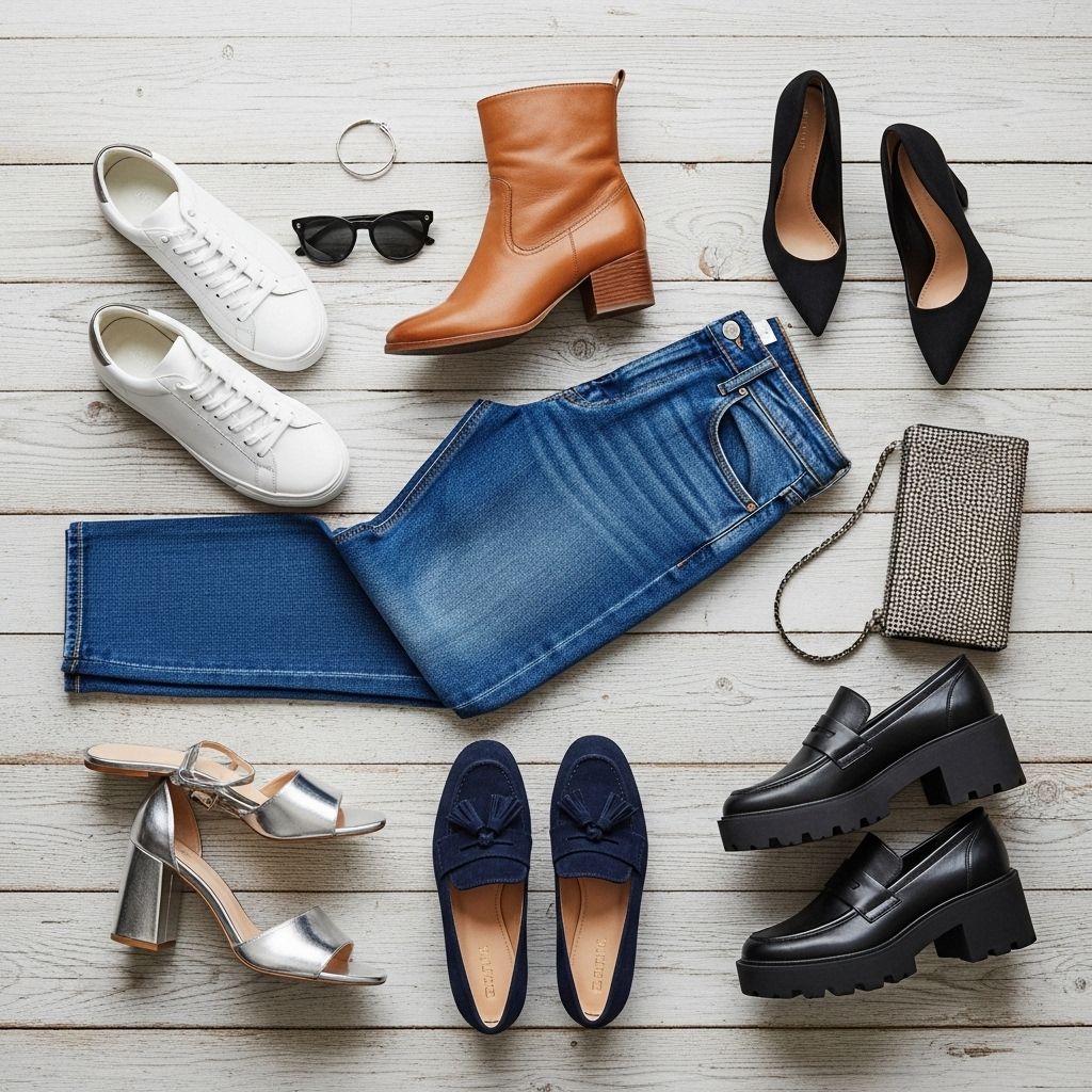 Upgrade your denim game with shoe styles that pair perfectly with straight-leg jeans for every occasion and season.