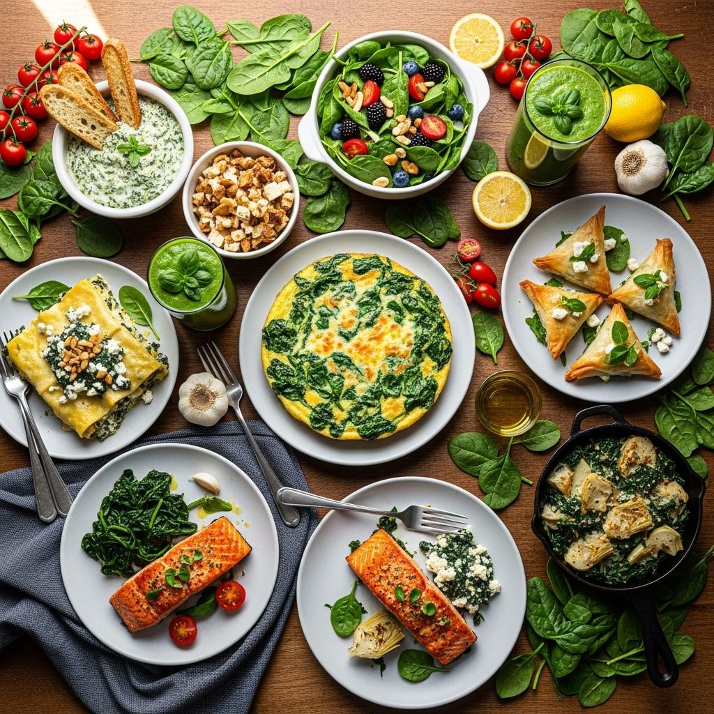 21 Inspiring Spinach Recipes: Versatility Beyond the Salad Bowl From simple sautés to breads and global fusions, these dishes spotlight leafy greens.