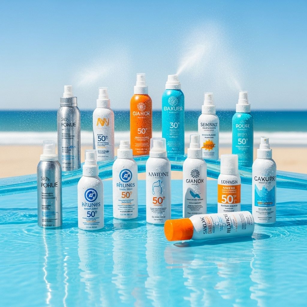 Our guide to the top-rated spray sunscreens for every skin type, with expert recommendations, reviews, and essential SPF shopping tips.