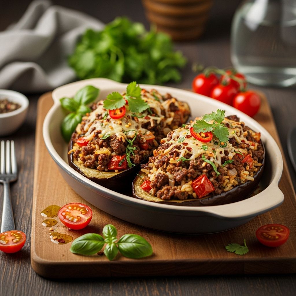 A blend of spiced meat, couscous, and veggies finished with a tangy yogurt drizzle.