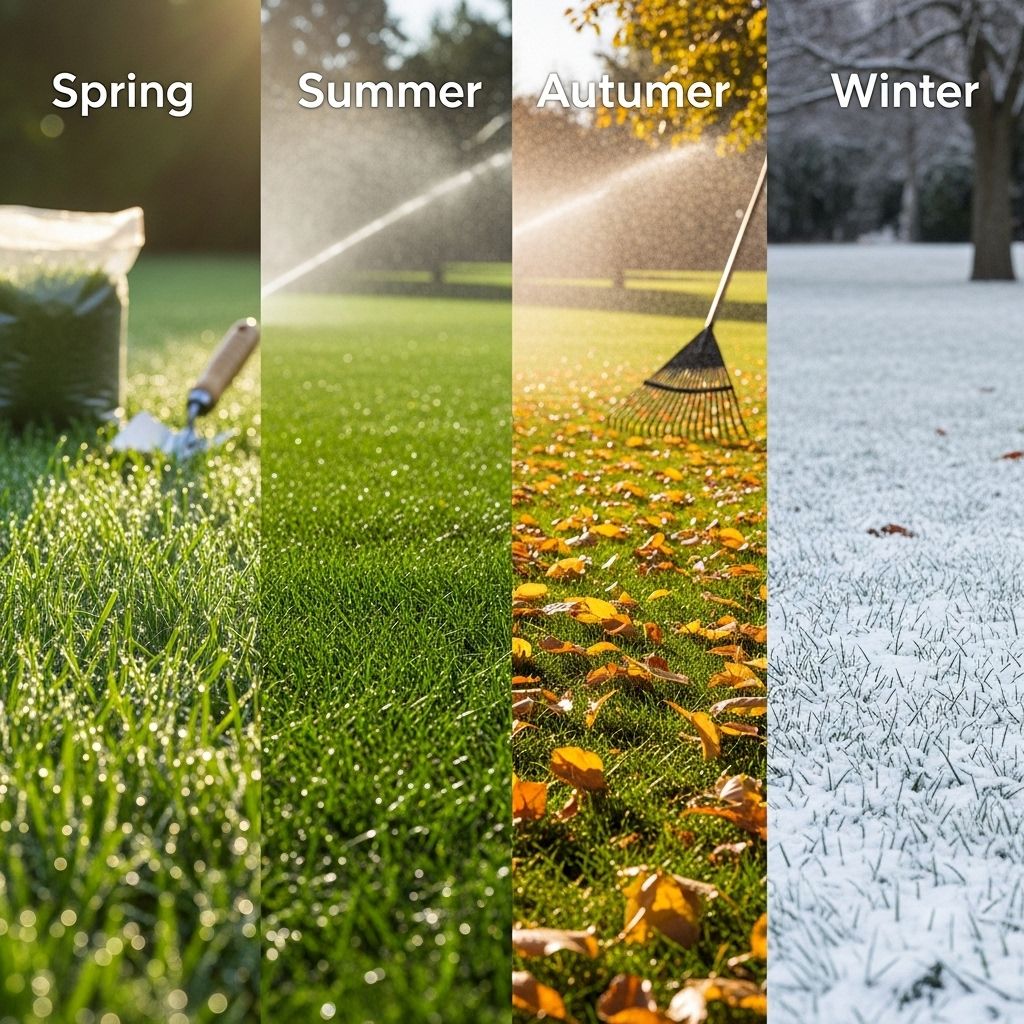Align sowing with regional conditions to achieve thicker, more resilient turf.
