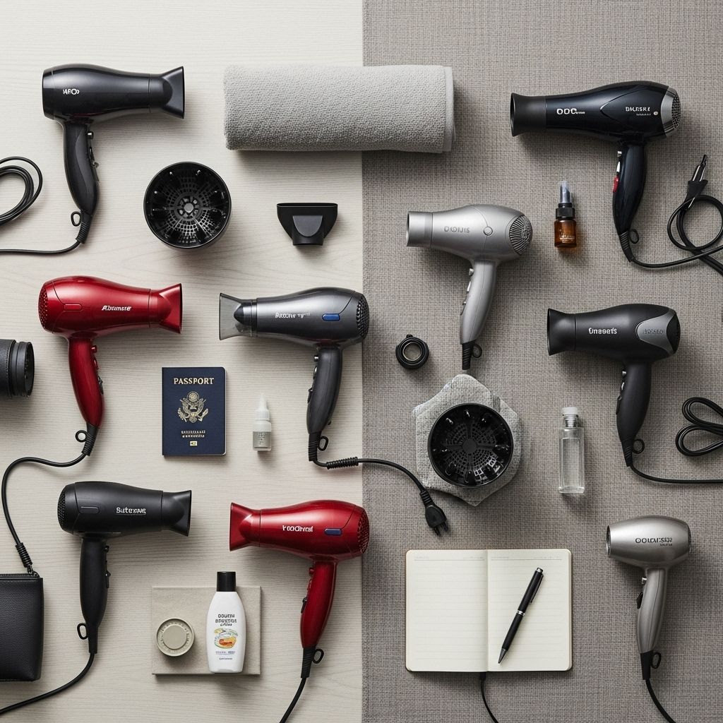 From lightweight minis to powerful dual-voltage picks, discover the best travel hair dryers for any style and destination.