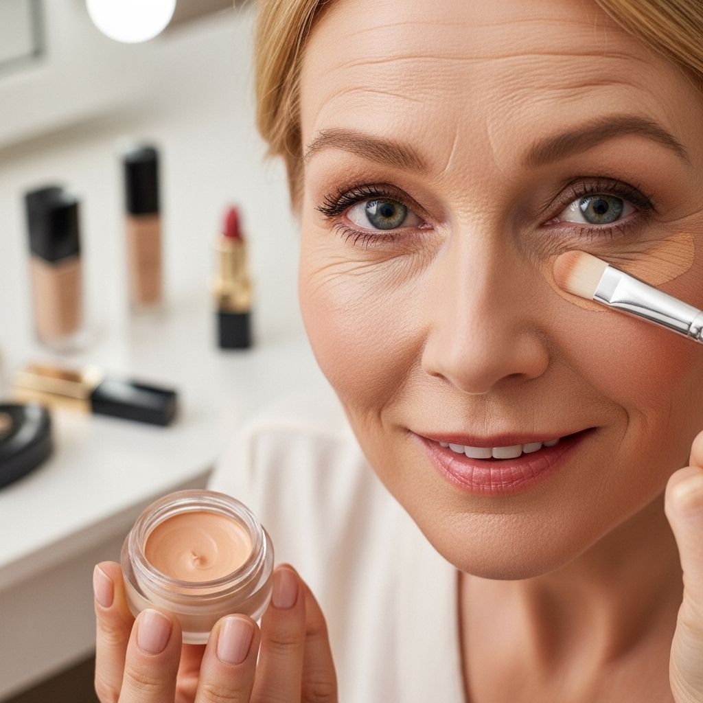Unveil luminous, crease-free under-eyes with expertly selected concealers designed for mature skin’s unique needs.