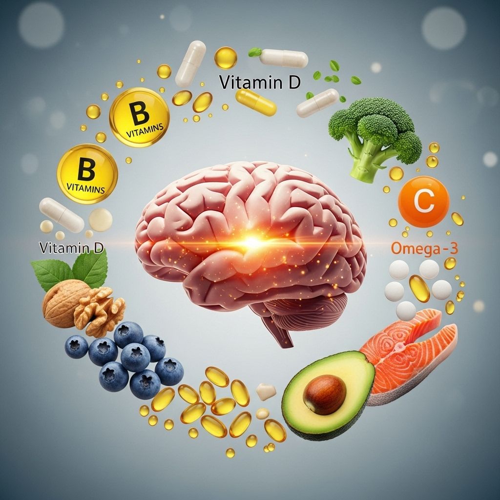 Unlock the power of essential vitamins and nutrients to boost cognition, support memory, and help defend against age-related mental decline.