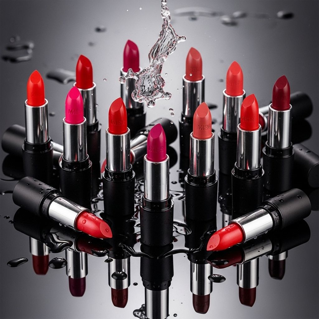 Discover budge-proof waterproof lipsticks for all-day color that resists smudging, fading, and even a swim.
