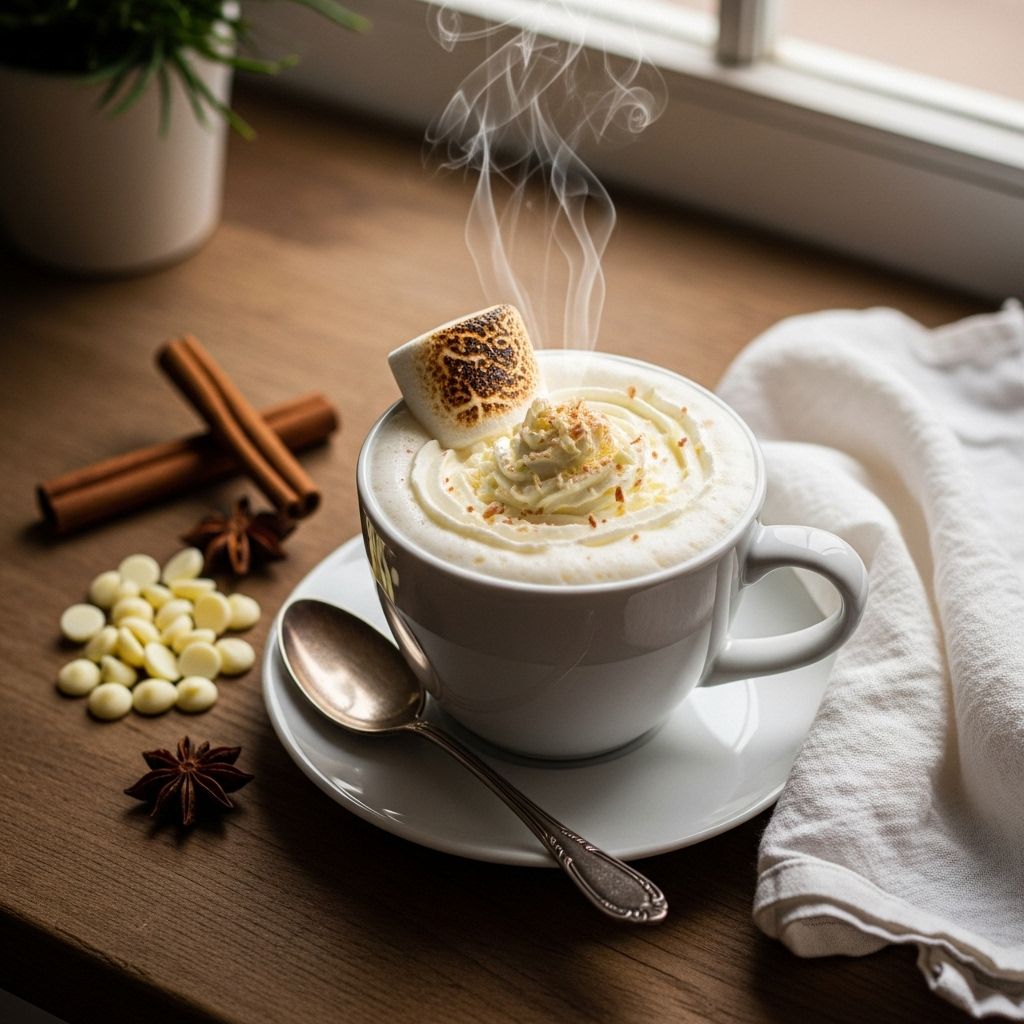 A luxurious winter sipper that balances sweetness and warmth for memorable cozy moments.