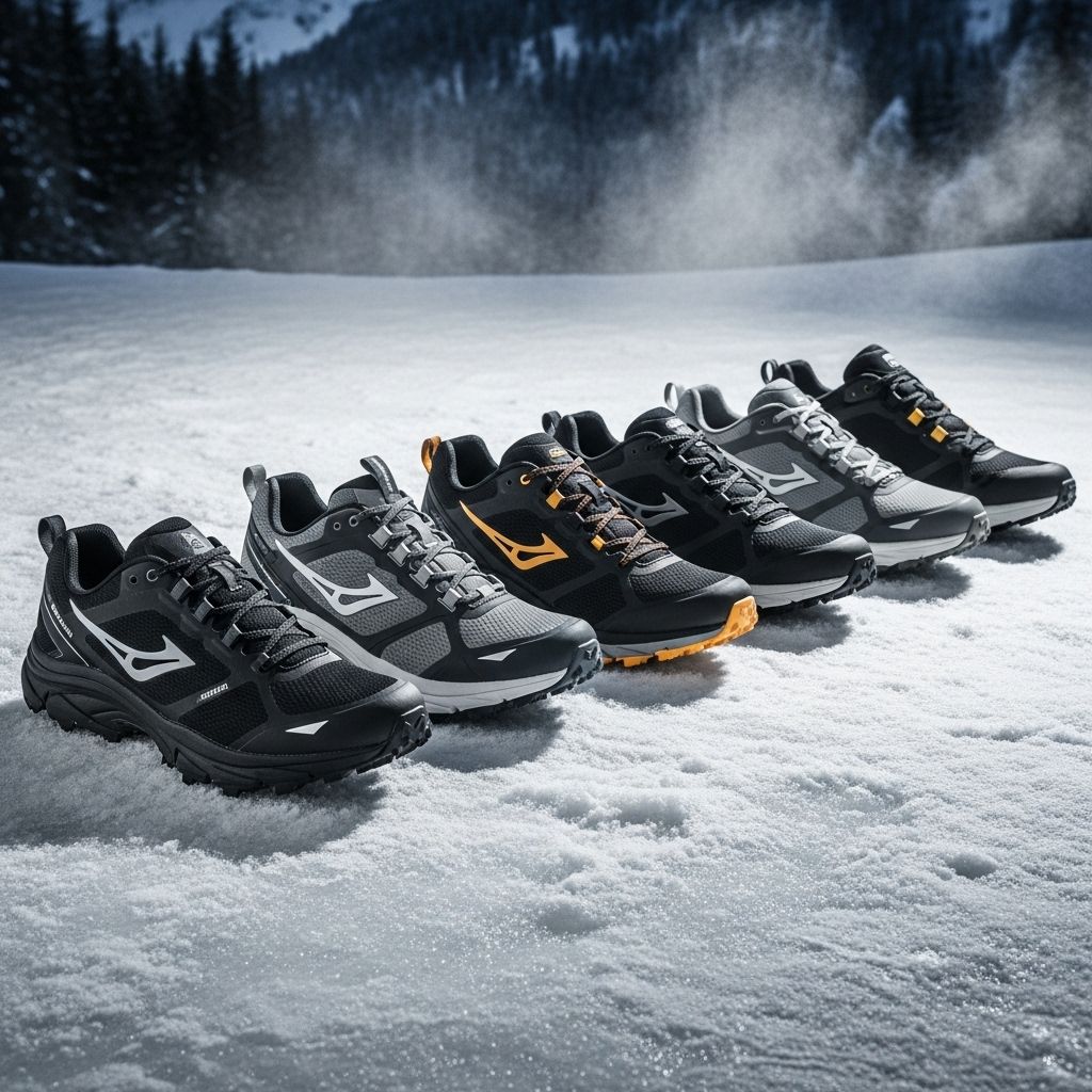 The Best Winter Running Shoes for Cold, Snow, and Ice Waterproof, insulated footwear ensures warmth and traction during frigid, slippery runs.