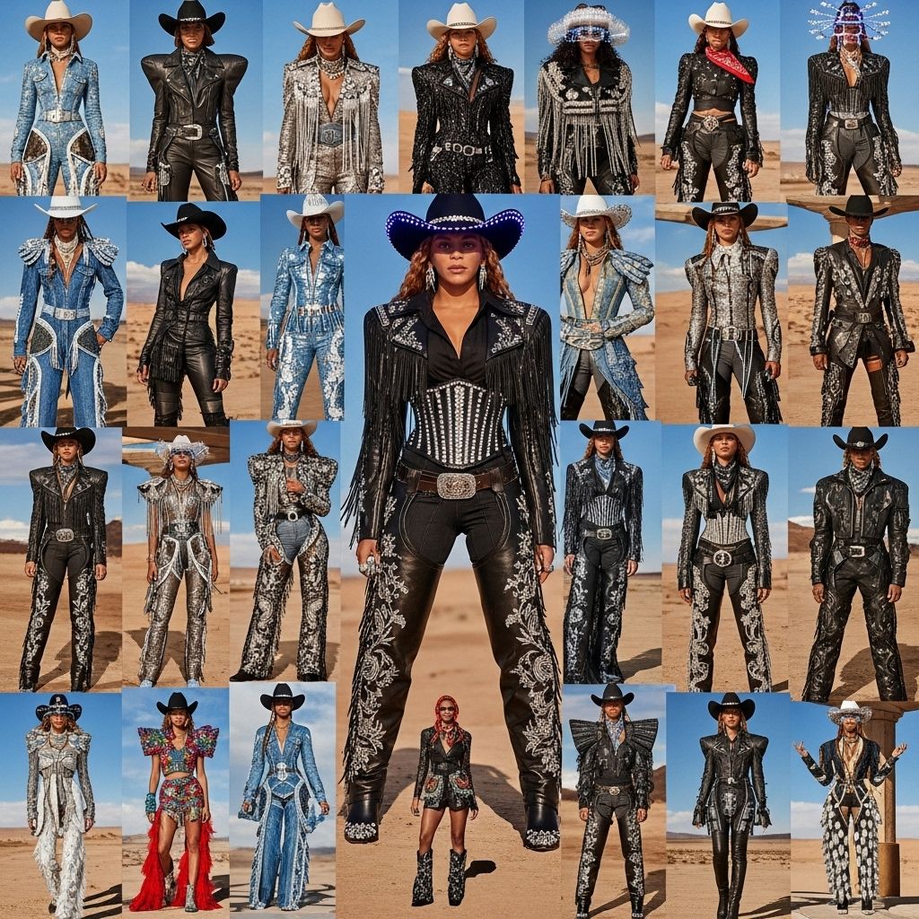 Get rodeo-ready: A style guide inspired by Beyoncé's Cowboy Carter tour, blending Western classics, denim, gold, and Americana vibes for the concert of your life.