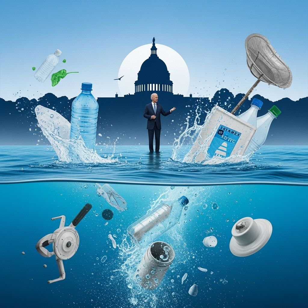 How the Biden Administration is Tackling Plastic Pollution A deep dive into the Biden Administration’s comprehensive approach to reducing plastic pollution through federal policy, innovation, and global leadership.