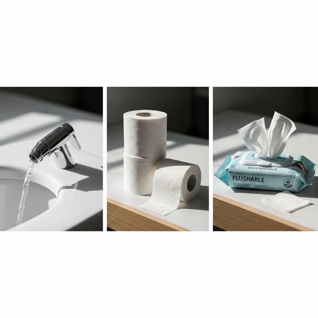 Bidet, Toilet Paper, or Wipes? Rethinking Bathroom Hygiene & Sustainability Explore the environmental, health, and practical pros and cons of bidets, traditional toilet paper, and wipes to make the best choice for your bathroom.