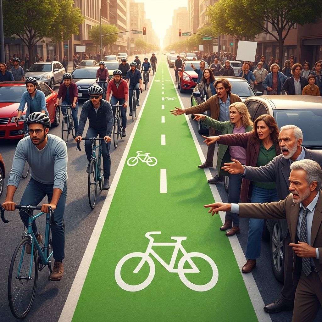 Bikelash: Why Bike Lanes Spark Such Fierce Public Debate Exploring the sources, patterns, and impacts of community resistance to bike lanes—and why it persists across cities worldwide.