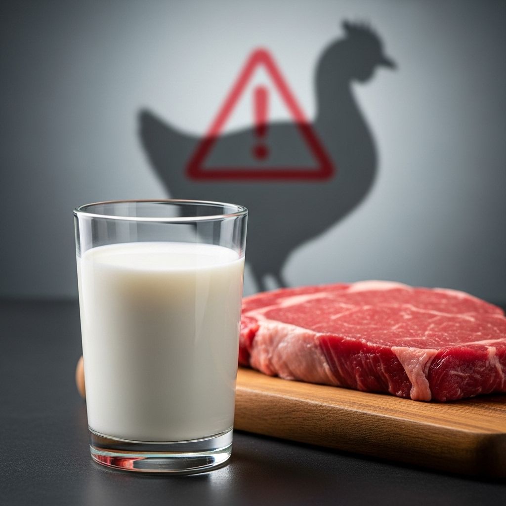Find out which dairy and meat products remain safe to eat and which to avoid amid the ongoing bird flu outbreak in the U.S.