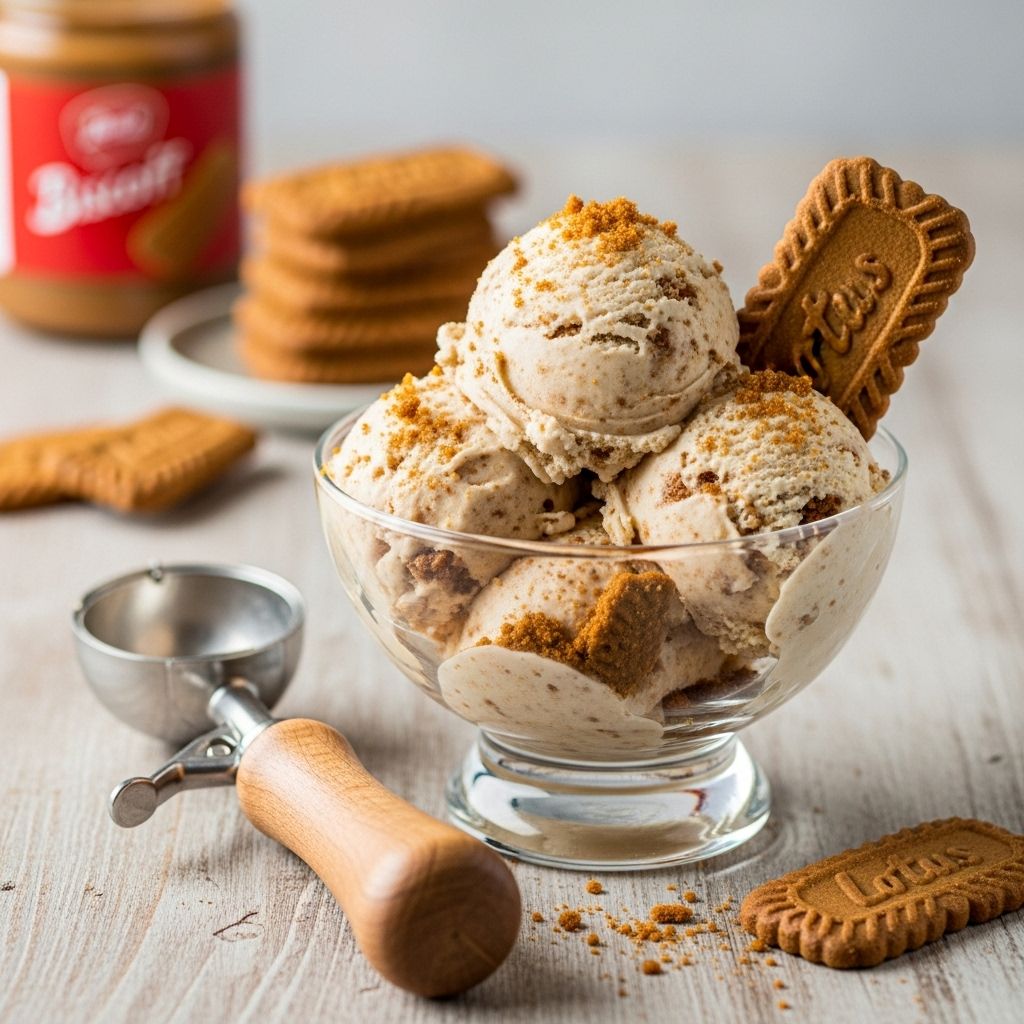 Biscoff Ice Cream: Recipe, Technique, and Tips for Cookie Butter Perfection Spiced cookie butter becomes a smooth frozen treat dotted with crispy cookie clusters.