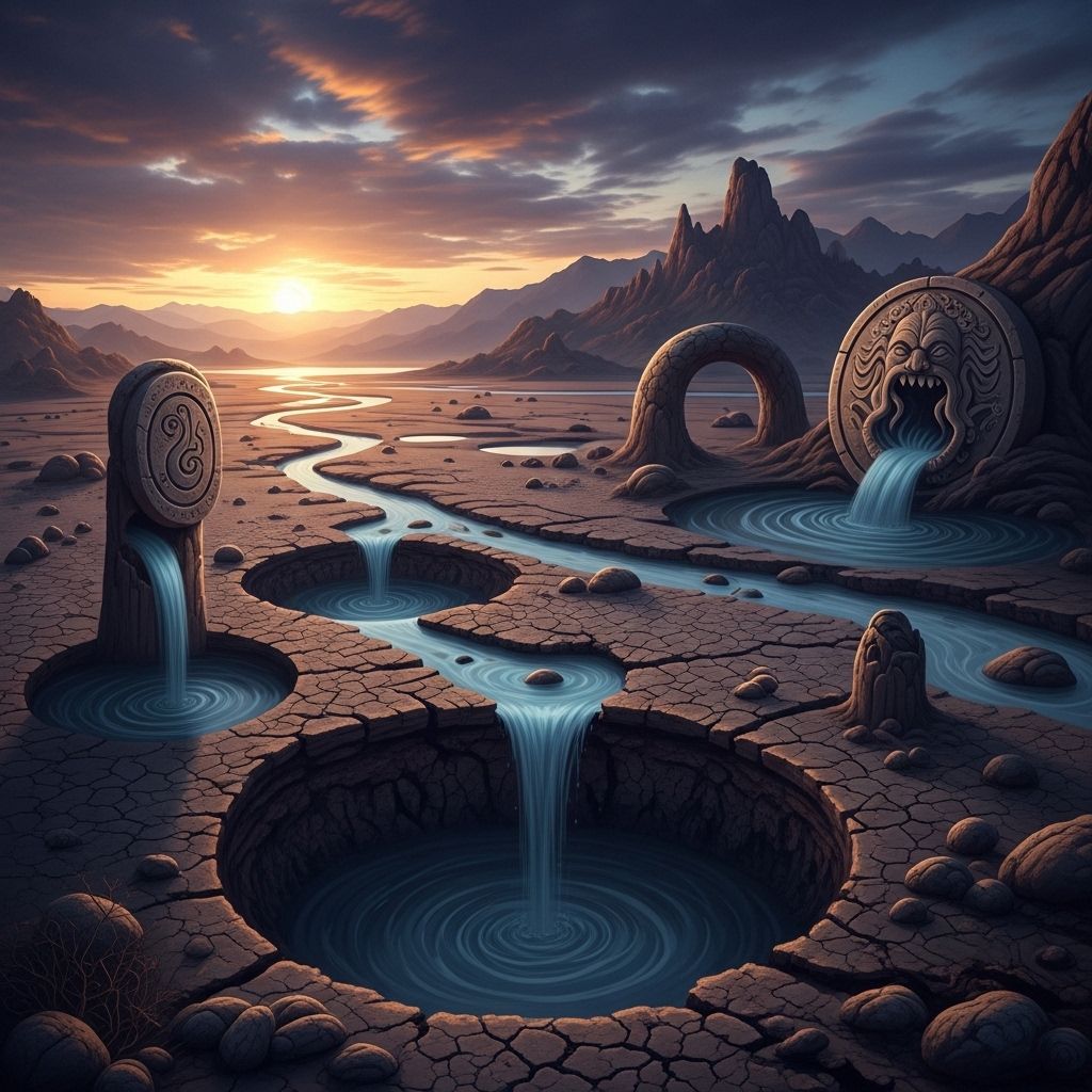 Bizarre Places on Earth Where Water Vanishes: Mysteries, Myths, and Science Explore Earth’s strangest spots where water mysteriously disappears, from sinkholes to vanishing lakes and mythic legends.