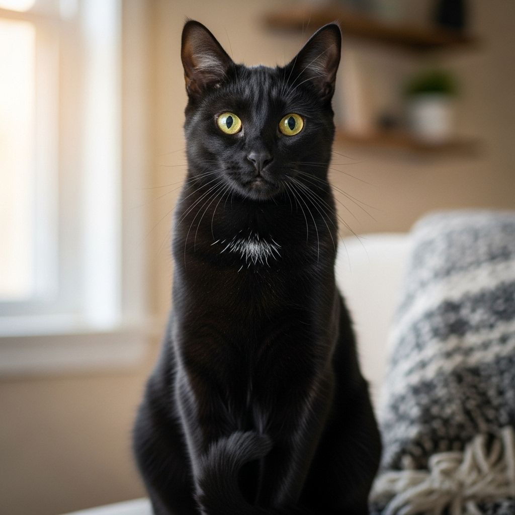 Discover the charm, characteristics and proper care for these elegant midnight-coated felines