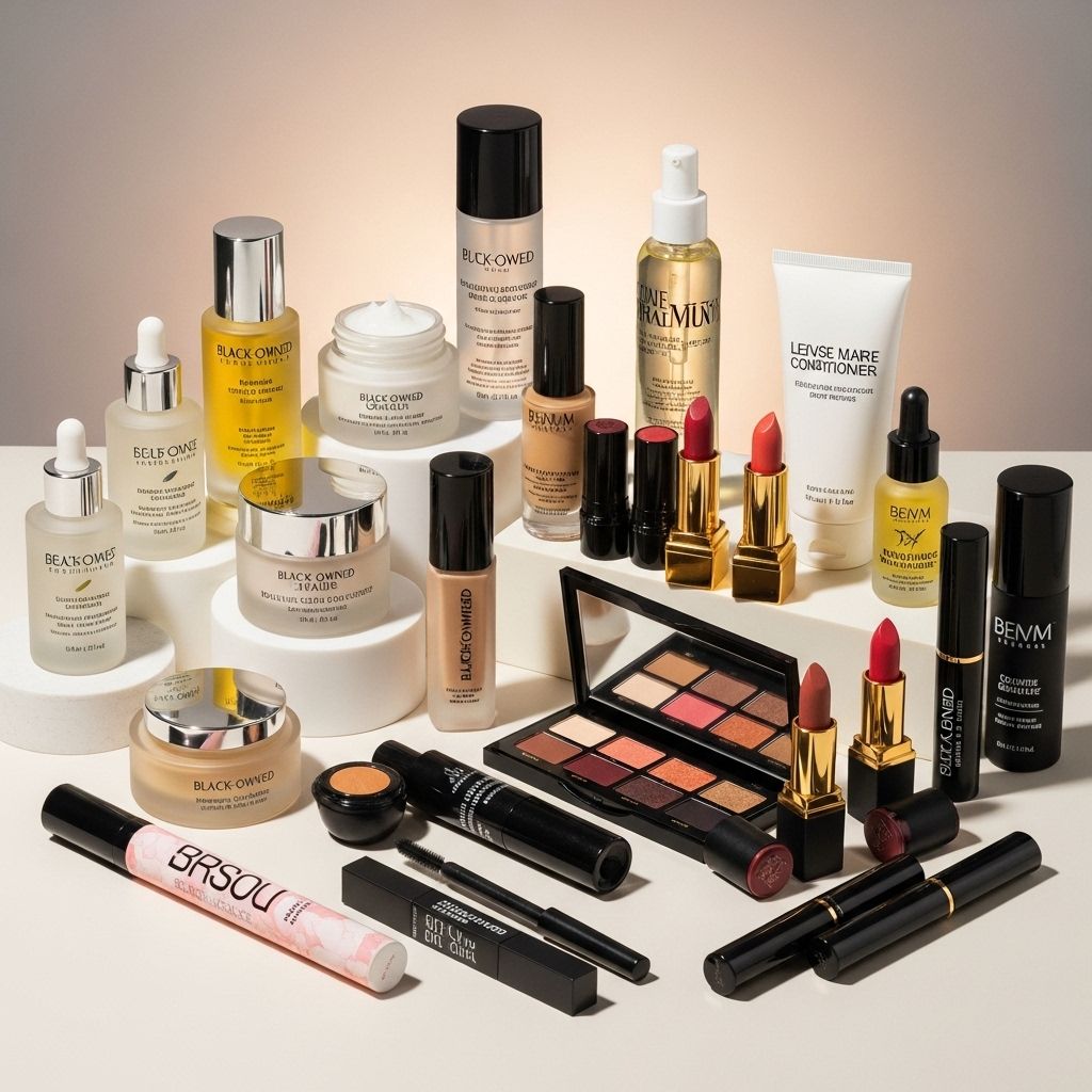 Explore 29 innovative Black-owned beauty brands delivering inclusive products for all skin tones, hair types, and beauty needs.