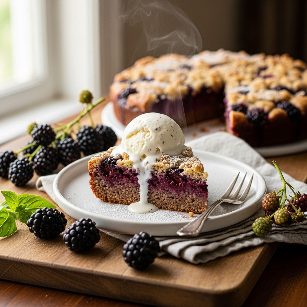 A tender, buttery crumb melds with juicy fruit and a crisp sugar crust in every forkful.