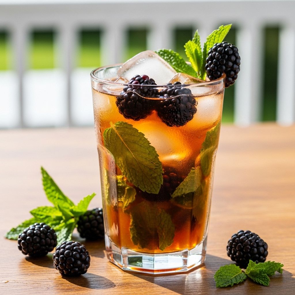 How to Make Refreshing Blackberry Smash Sweet Tea at Home A vibrant twist combining warming spice and bright citrus for a memorable chilled sip.