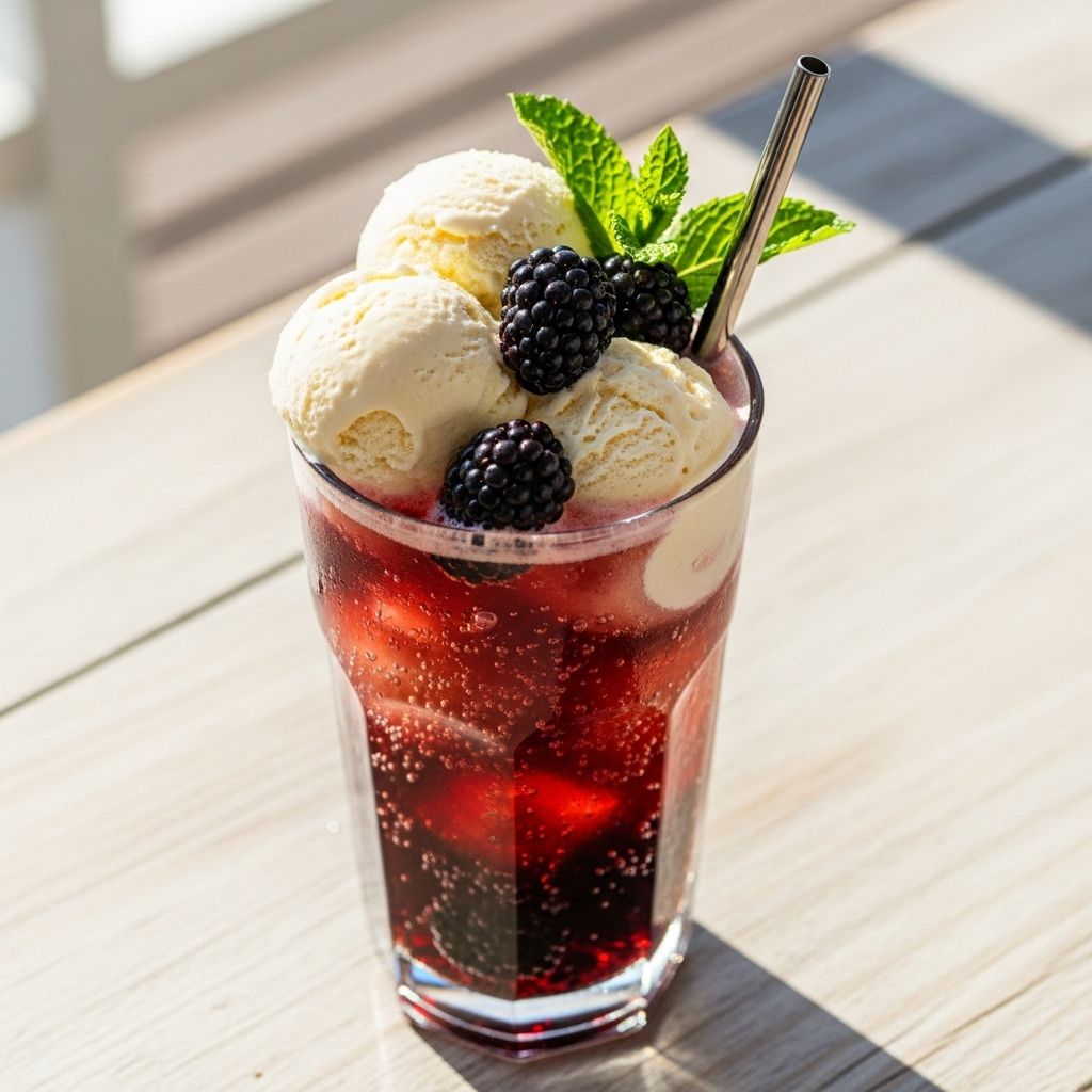 A creamy swirl of tart berries and fizzy bubbles to enliven any backyard gathering.