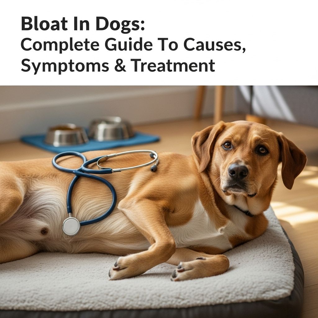Bloat In Dogs: Complete Guide To Causes, Symptoms & Treatment Understanding the causes, symptoms, and treatments for this dangerous canine condition that requires immediate veterinary attention