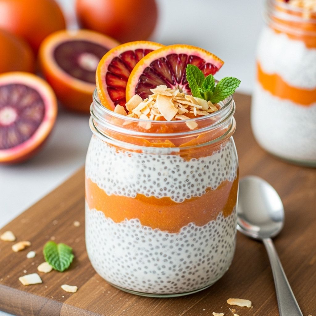 A vibrant vegan breakfast packed with citrus and superfoods for delicious lasting energy.