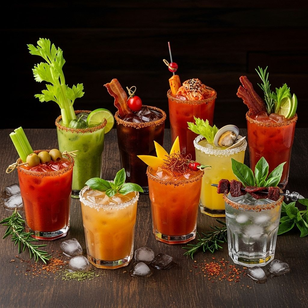 Innovative ingredient pairings transform the classic drink into adventurous brunch delights.