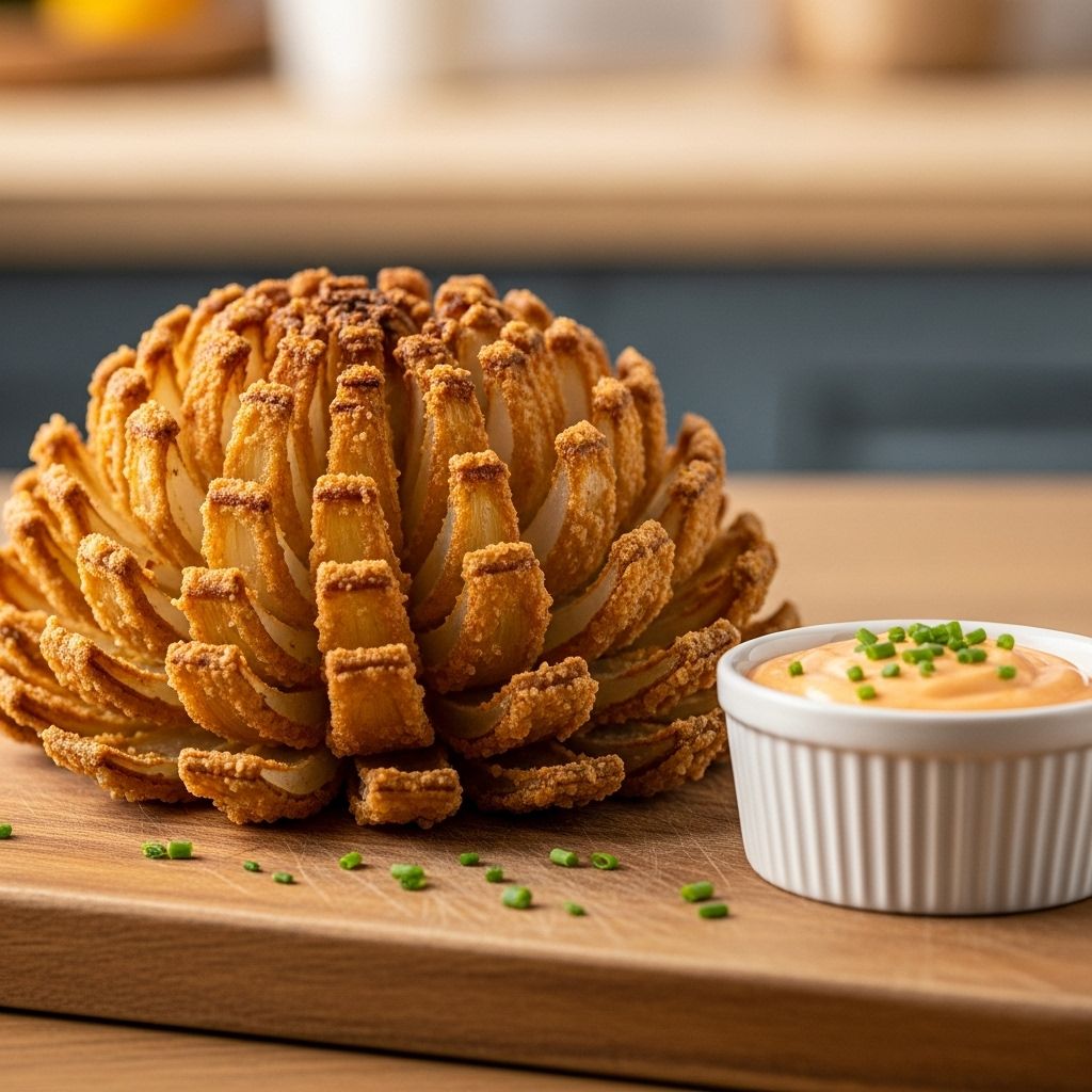 Turn a simple onion into a show-stopping appetizer with foolproof frying tricks.