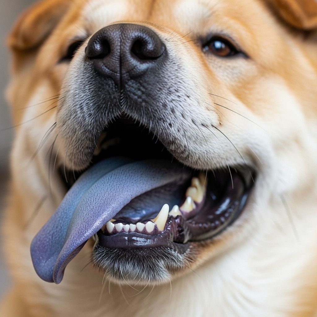 Exploring the Genetic and Health Aspects of Blue Tongues in Canines