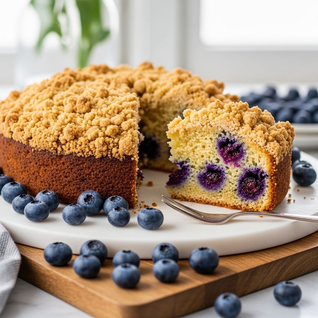 Indulge in a tender breakfast treat topped with golden cinnamon crunch.