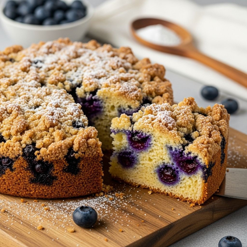 Juicy summer berries meet a buttery, crunchy topping for a dessert that feels homemade.